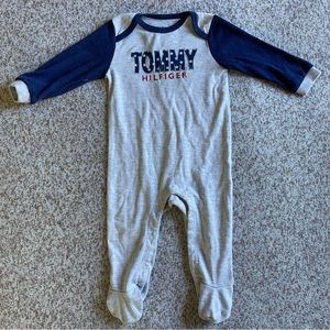 5/$25 Tommy Hilfiger Baby Footed Jumpsuit